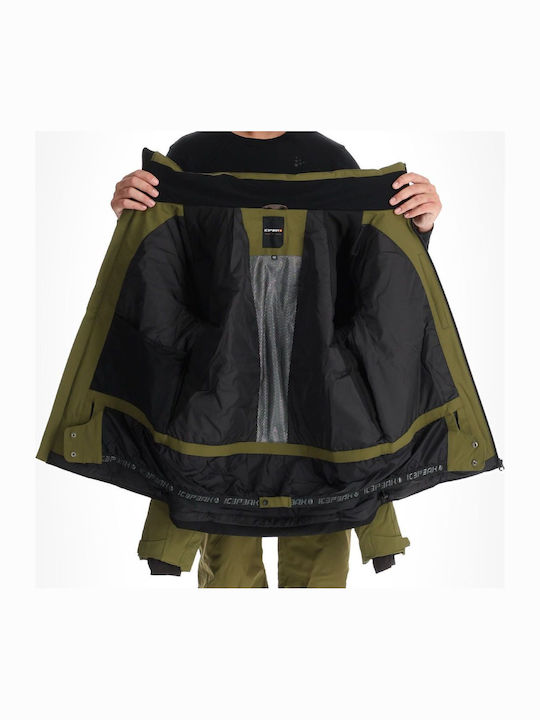 Icepeak 856120505-571 Männer Jacke aus für Ski & Snowboard Grün