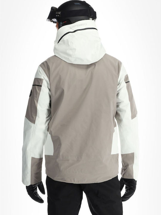 Icepeak 856200541-025 Männer Jacke aus für Ski & Snowboard Beige
