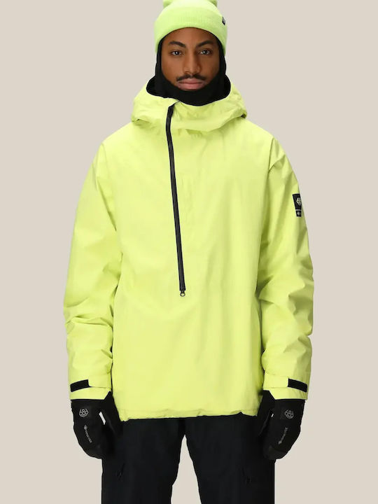 686 I-008297-275 Ανδρικό Μπουφάν Gore-Tex για Σκι & Snowboard Πράσινο