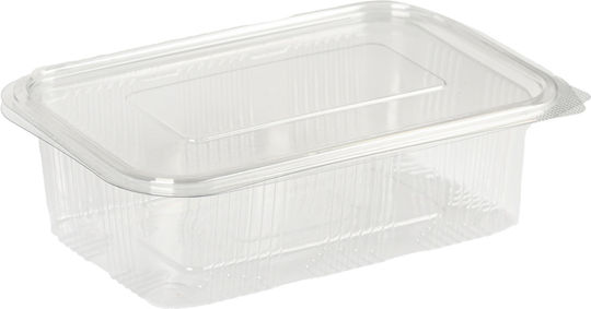 THalassinos Recipient de plastic de unică folosință PET cu Capac Integrat și Capacitate 750ml Transparent 100buc