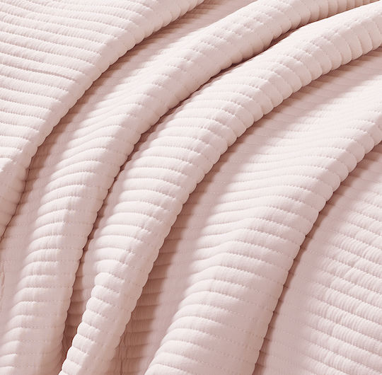 Liolios Home Armony Κουβερλί Υπέρδιπλο Pink 220x240cm
