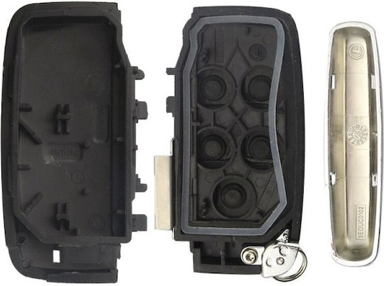 Techstar Car Key Case Compatible Land Rover Range Rover Discovery 5 Buttons