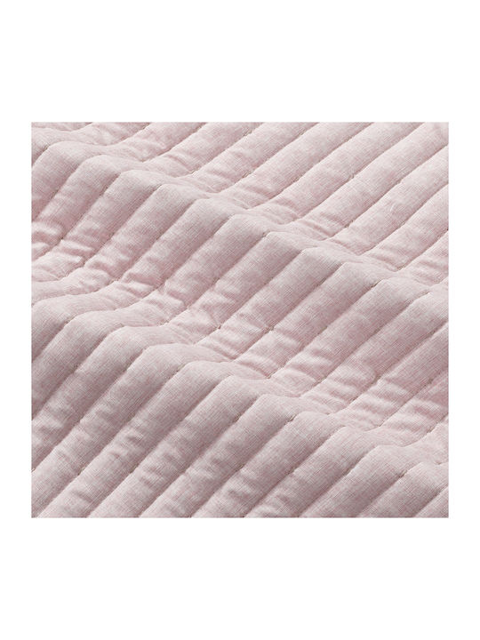 Liolios Home Κουβερλί Ημίδιπλο Dusty Rose 180x240cm