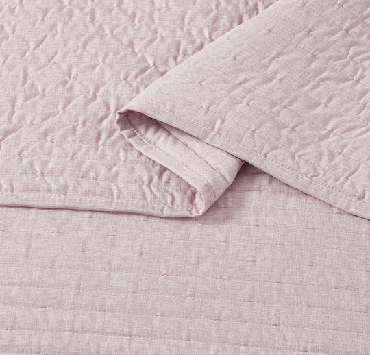 Liolios Home Coverlet Queen Size Dusty Rose 220x240cm
