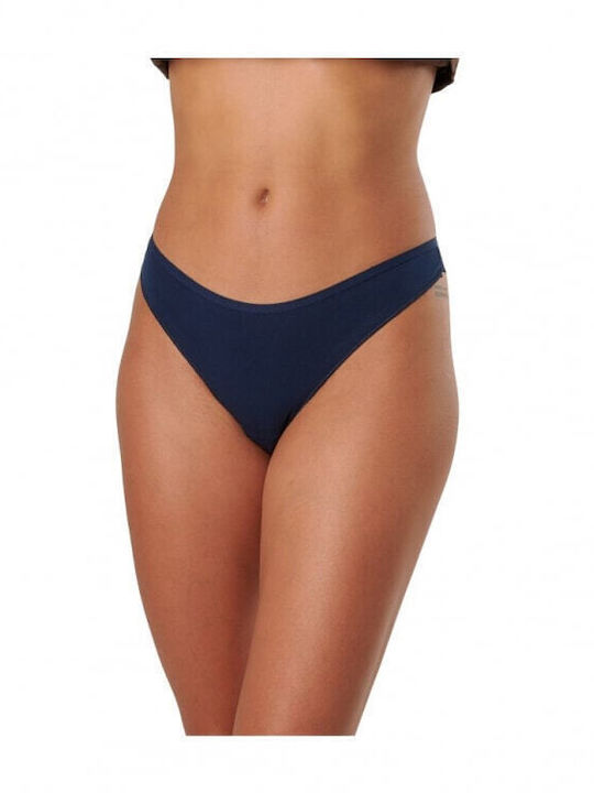 Γυναικεία Brazil 2Pack με Δαντέλα Μπλε