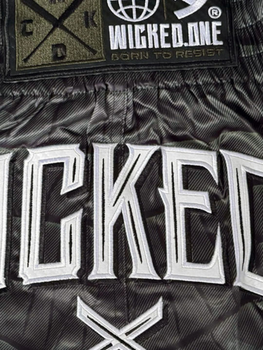 Wicked1 Shorts Kick/Thai-Boxen Schwarz