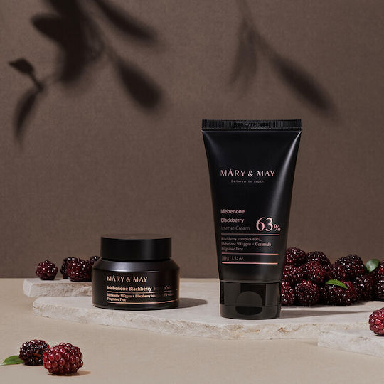 Mary & May Idebenone Blackberry Intense Creme Gesicht Tag 100gr