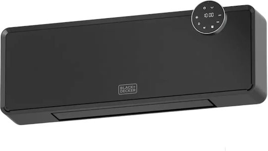 Black & Decker Ceramic Fan Heater Room Wall Negru 2500W