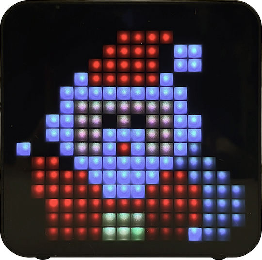 Life Pixel Επιτραπέζιο Ψηφιακό Ρολόι LED με Ξυπνητήρι Πολύχρωμο 221-0493