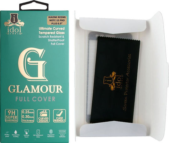 Idol 1991 3D 0.3mm Full Glue Tempered Glass Black (Redmi Note 15 Pro 5G)