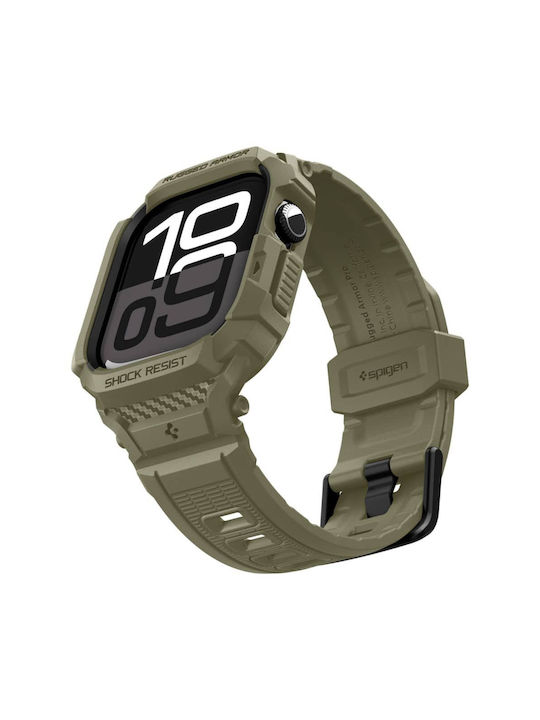 in Khaki color for Apple Watch 10, Apple Watch 11 (46 mm)