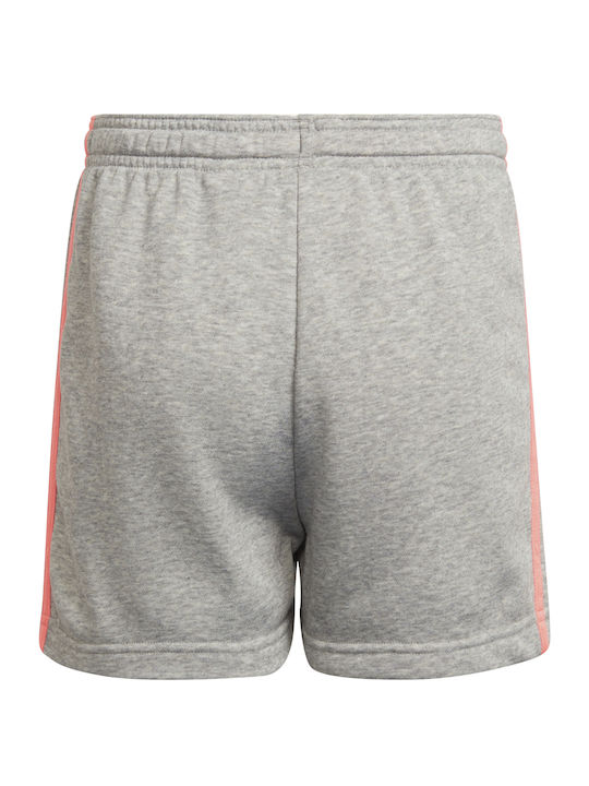 adidas Kids' Athletic Shorts/Bermudas 3-Stripes Gray