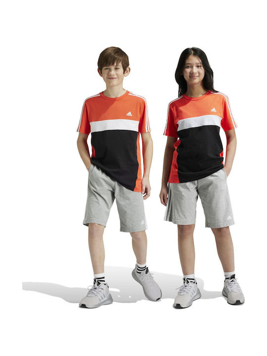 Sportliche Kinder-Shorts/Bermudas Essentials 3-Stripes Gray
