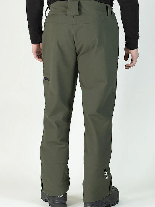 Astrolabio AF9U-728 Men's Trousers for Ski & Snowboard Green
