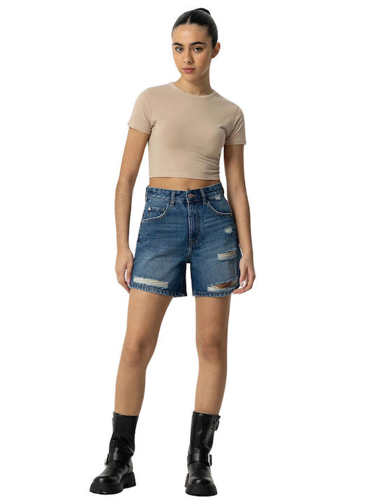 Șort/Salopetă Copii Denim Albastru