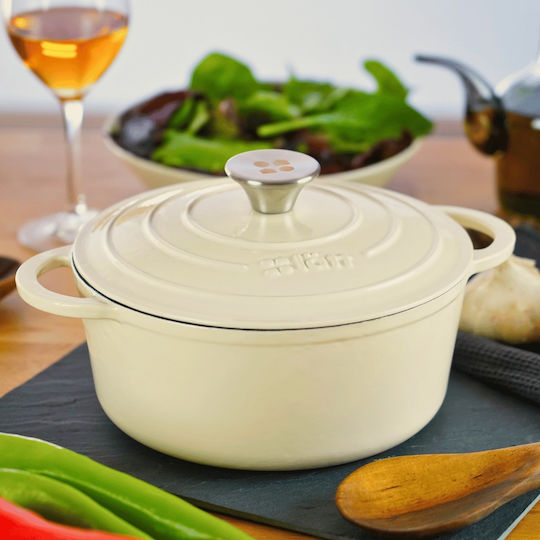 Lätt Home Deep Cast Iron Pot 2.8lt 22cm