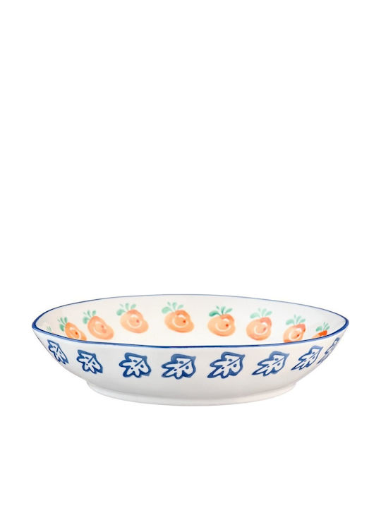Björn Farfurie adâncă din Porțelan Multicolor cu Diametru 21.5cm 4buc