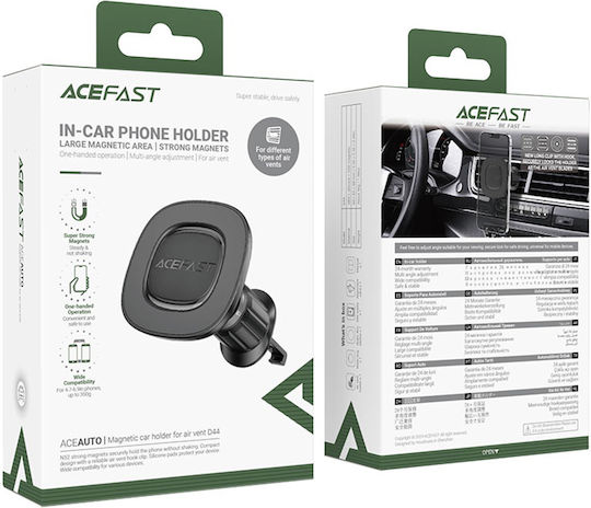 Acefast Car Mobile Mount with Magnet Black