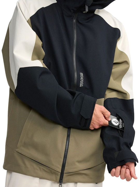 Volcom Brighton G0652608-MIL Männer Jacke aus für Ski & Snowboard Mehrfarbig