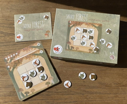 Brettspiel Sudoku Forest Game für 1 Spieler 4+ Jahre (EN) Egmont