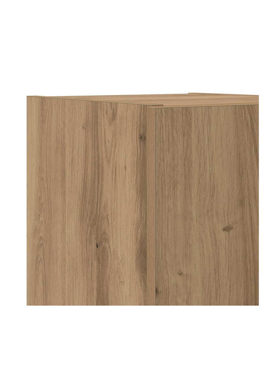 Nachttisch Fernseher Wand Braun 30.5x35x30cm