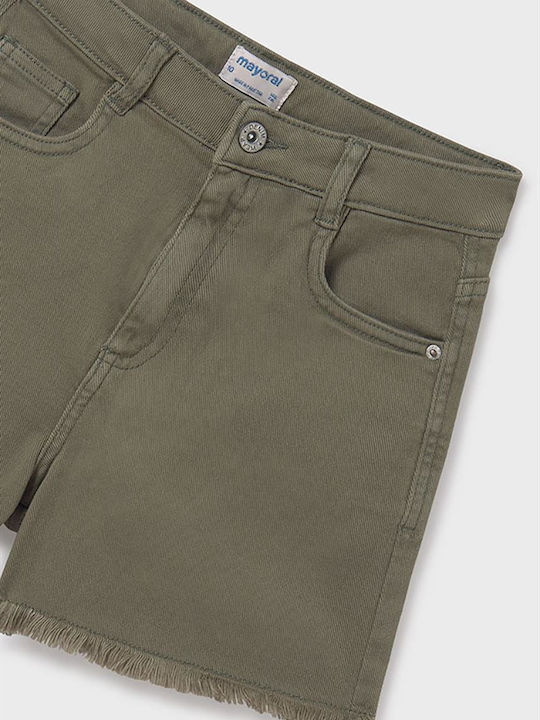 Kinder-Shorts/Bermudas Stoff Khaki