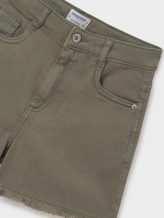 Kinder-Shorts/Bermudas Stoff Khaki