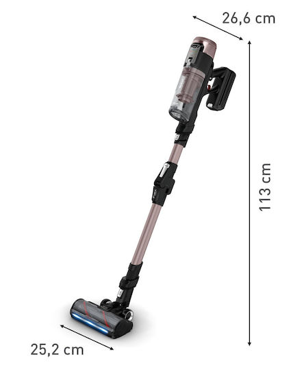 Tefal Επαναφορτιζόμενη Σκούπα 2 σε 1 Stick & Χειρός 25.2V Μαύρη