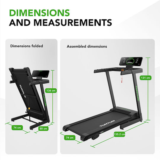 Tunturi Cardio 2hp Електрически Бягаща Пътека