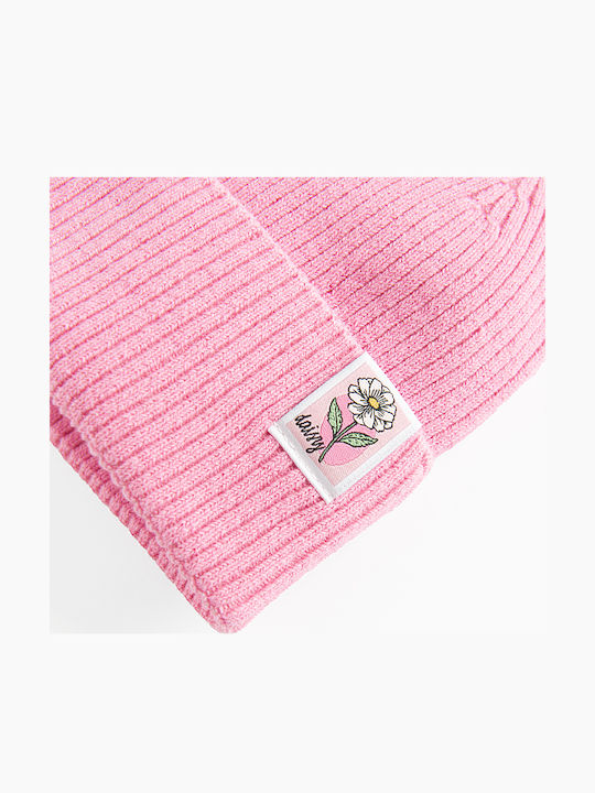 Kinder Mütze Gestrickt Rosa