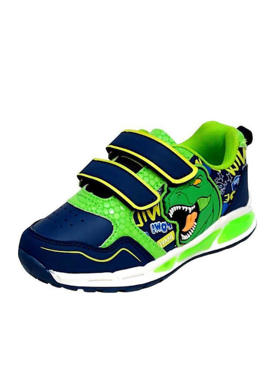 Παιδικά Sneakers με Φωτάκια Πράσινα