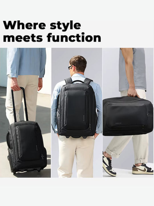 Matein Waterproof 15.6" Laptop Bag with Casters Black