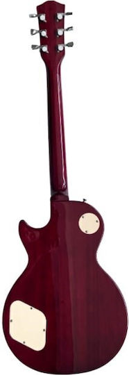 V-tone Electric Guitar Single cut with HH Pickup Configuration Brown