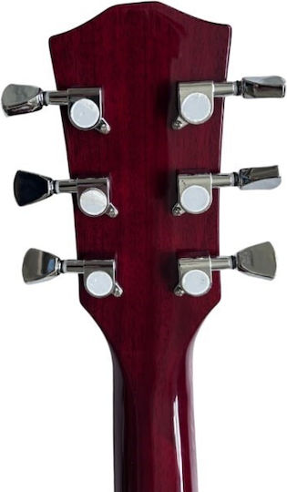 V-tone Electric Guitar Single cut with HH Pickup Configuration Brown