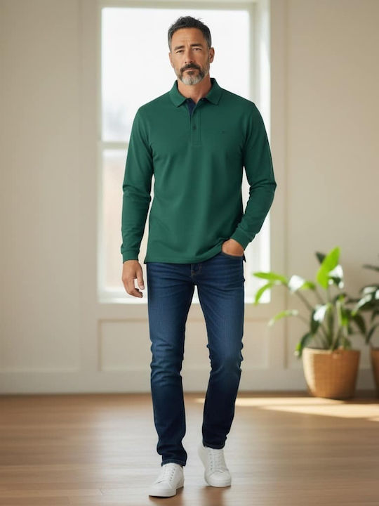 Polo Μπλούζα Μακρυμάνικη Green