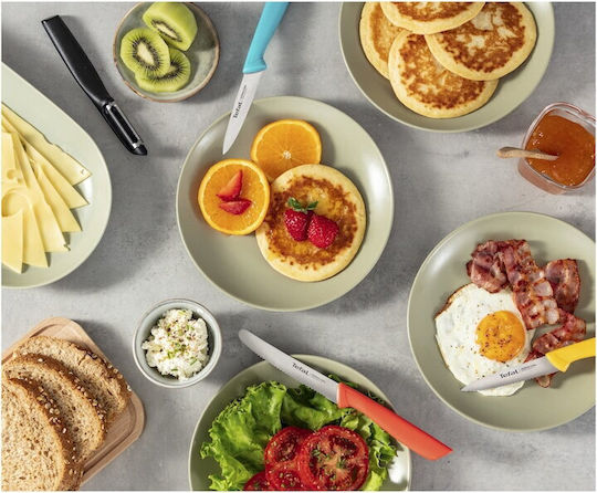 Tefal Colorfood Set Cuțite Din Oțel Inoxidabil 3 Bucăți