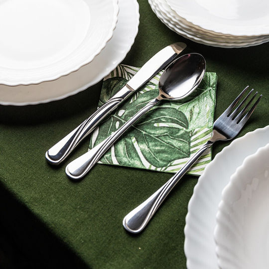 KING Hoff White Porcelain Dinnerware Set 18pcs
