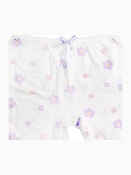 Defne Baby Daisies Kids' Boxer White