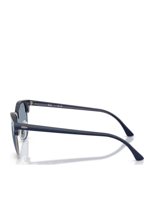 Ray Ban Clubmaster Unisex Γυαλιά Ηλίου με Navy Μπλε Σκελετό και Μπλε Φακό RB3016 687956
