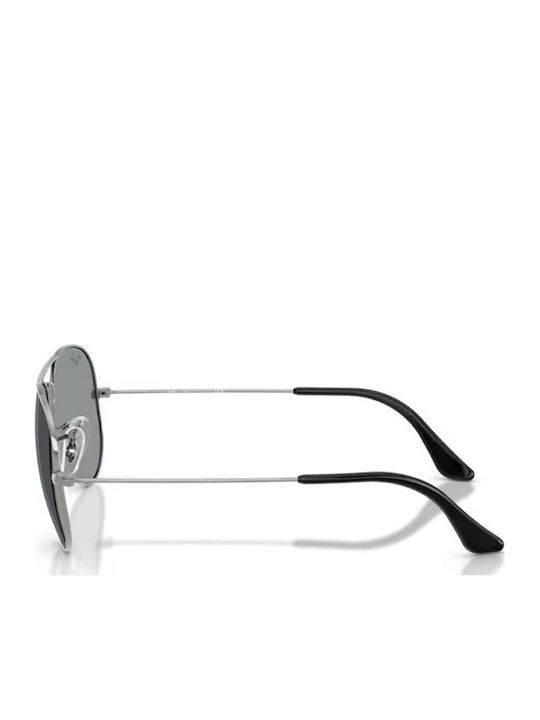 Ray Ban Unisex Sunglasses with Silver Metal Frame and Gray Lens RB3025 004/R5