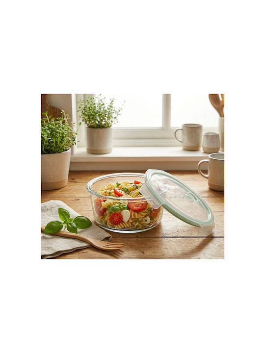 Aj Glass Lunch Box Transparent 950ml