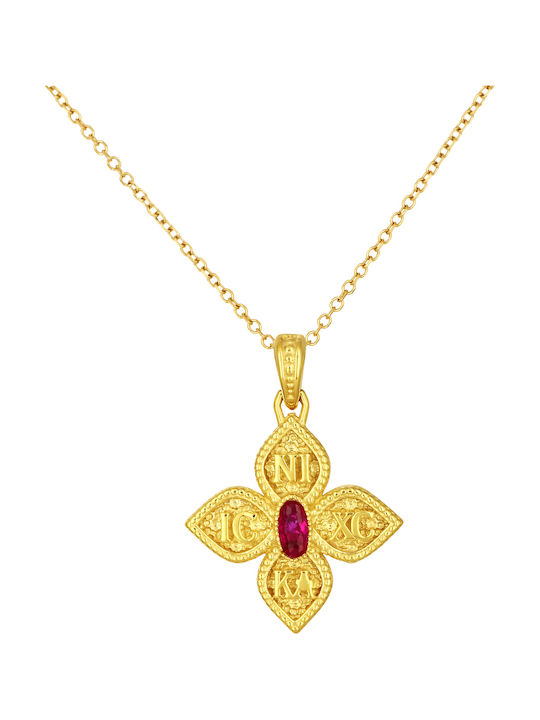 Gold Cross 9K Double Sided