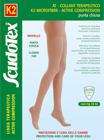 Scudotex Καλσόν 23-32 mmHg Μαύρο