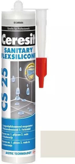 Ceresit Bautechnik Silikon-Dichtungsmittel Schimmelresistent 280ml 1Stück