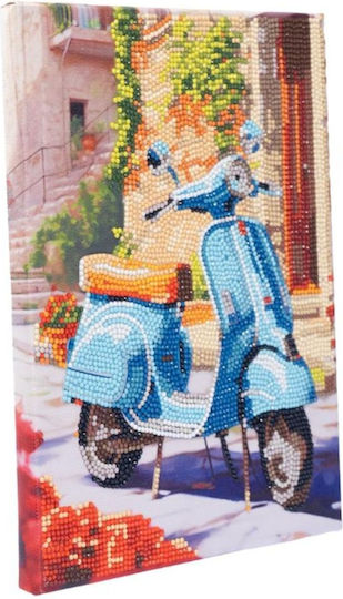 Nice Diamantiny Quadro I Δημιουργικό Σετ Μωσαϊκού “scooter” Πολύχρωμα Διαμαντάκια 96564 8+ Ετών