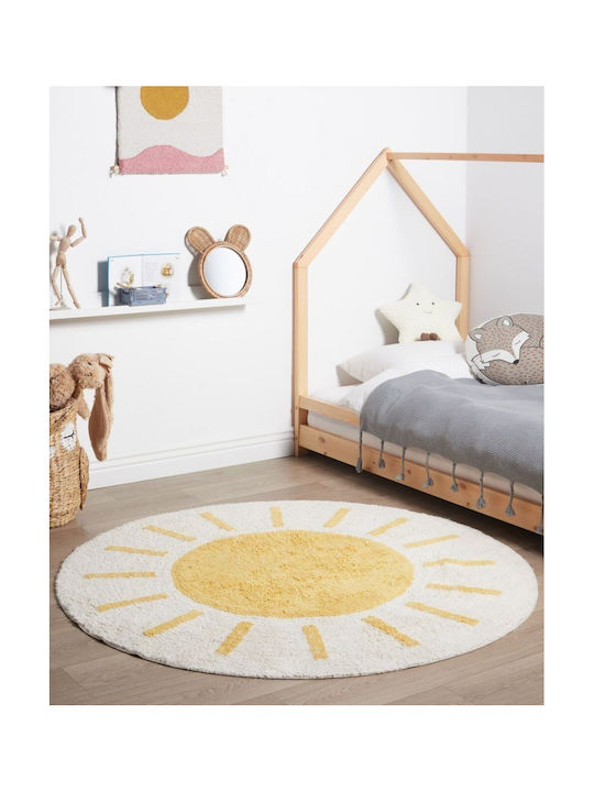 Beliani Baumwolle Beige