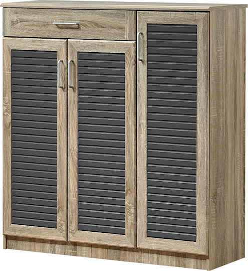 Metall Schuhschrank Sante 120x37x123cm