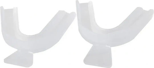 Zahnarztlicher Schiene 2 Stücke Bruxismus Whitening Zähne Transparent