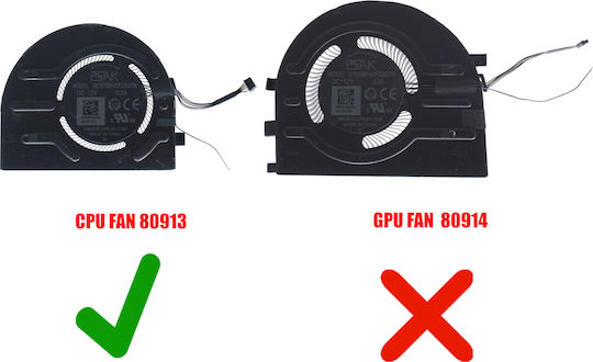 Ανεμιστηράκι Laptop Cpu Cooling Fan Lenovo Thinkpad P1 Gen 4 20y3 20y4 X1 Extreme Gen 4 20y5 20y6 Rtx A2000/t1200 Eg75071s1-c140-s9a Pekrtxcpu B6757bfhsf2200tn 5h41d34321 5h41d34322 6pin Κωδ.80913