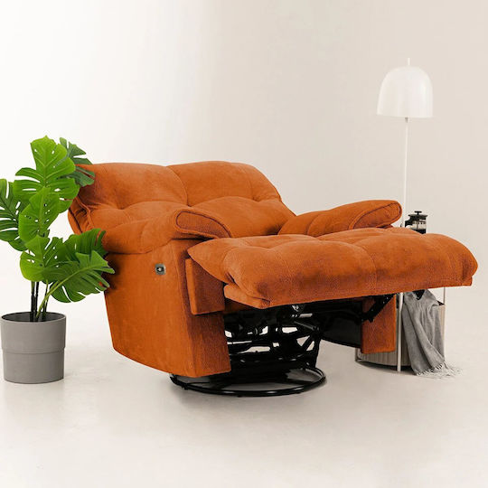 Soft Electric Scaun de Relaxare Relaxează-te Tile Roșu 100x80x105cm